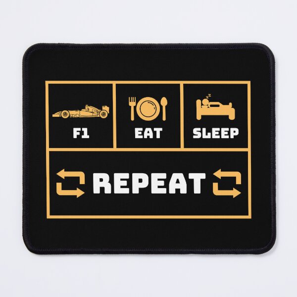 Item preview, eat sleep f1 repeat t-shirt gift for formula 1 lovers designed and sold by anassouafa.