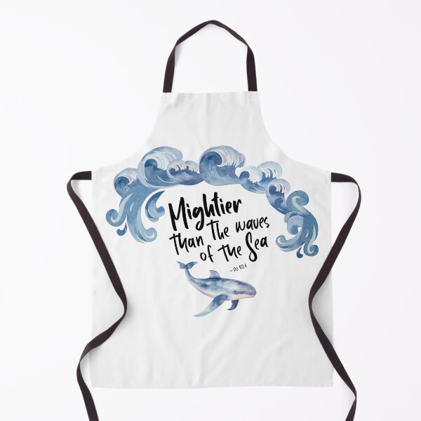 Item preview, Mightier Than The Waves Of The Sea - Psalm 93:4 - Black designed and sold by amazingjoy.
