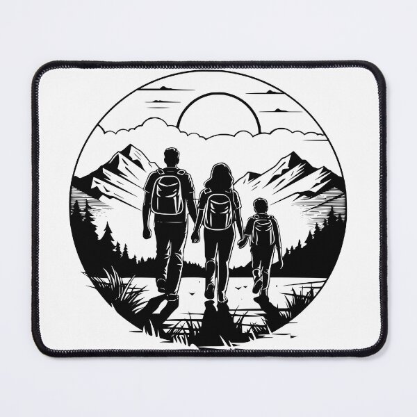 Item preview, FAMILY HIKING designed and sold by NOMADIC ART.