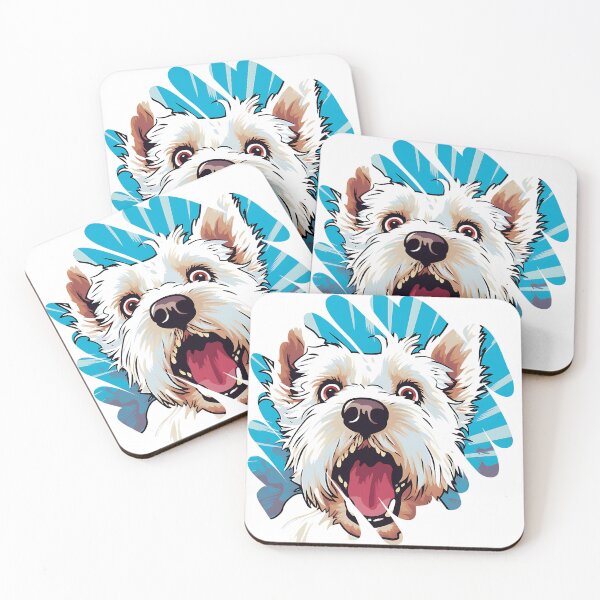 Item preview, White Terrier Pop Art | Vibrant White Terrier Lover designed and sold by Tee Nook.