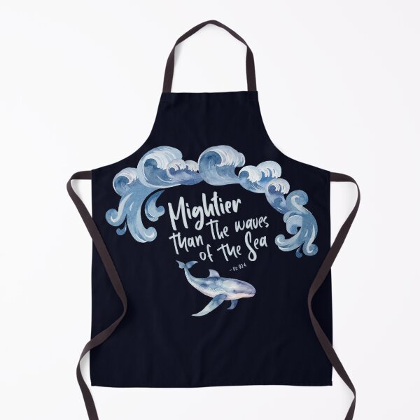 Item preview, Mightier Than The Waves Of The Sea - Psalm 93:4 - Blue designed and sold by amazingjoy.