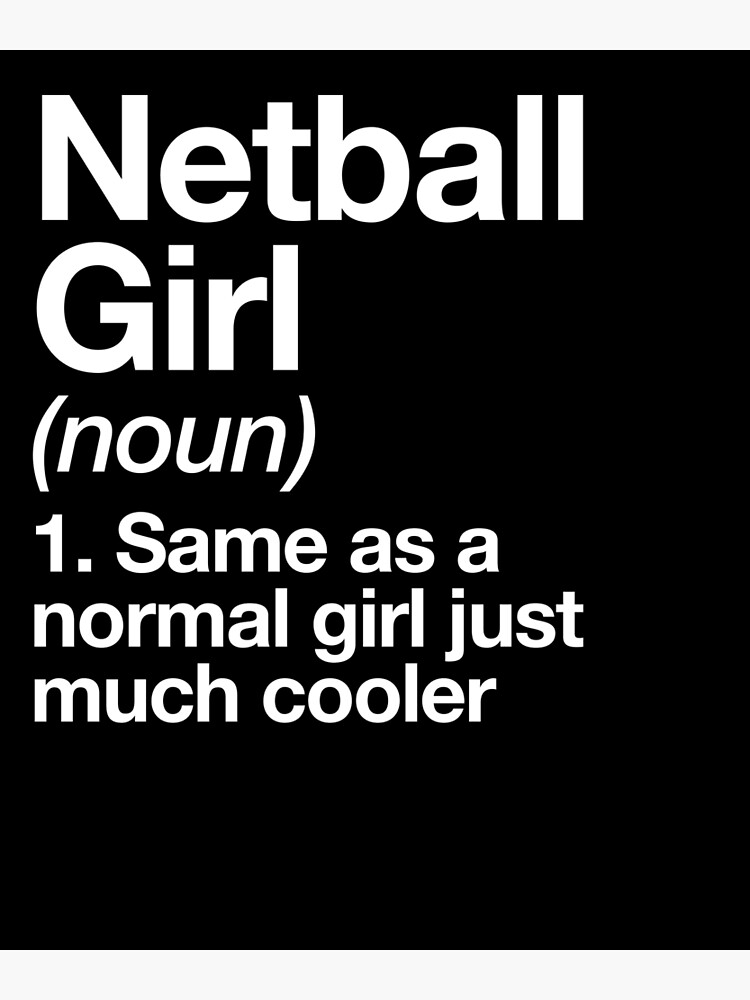 Girl Definition Funny & Sassy Sports Design" Art Print for