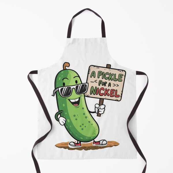 Item preview, Happy Pickle, a Pickle for a Nickel, Funny Pickle. designed and sold by KreativKulture.