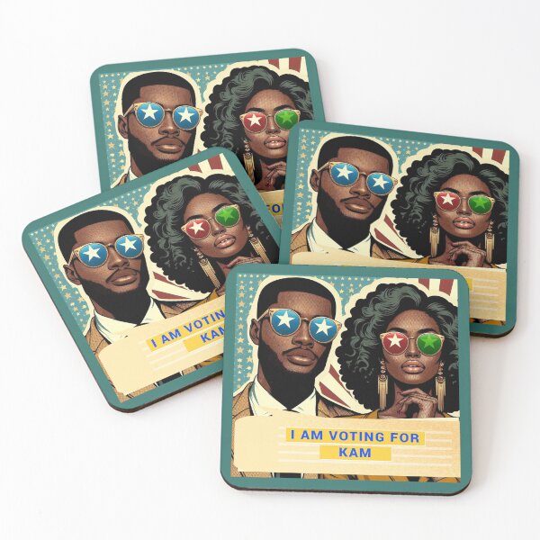 Item preview, I AM VOTING FOR KAM designed and sold by DesignsByPrnces.