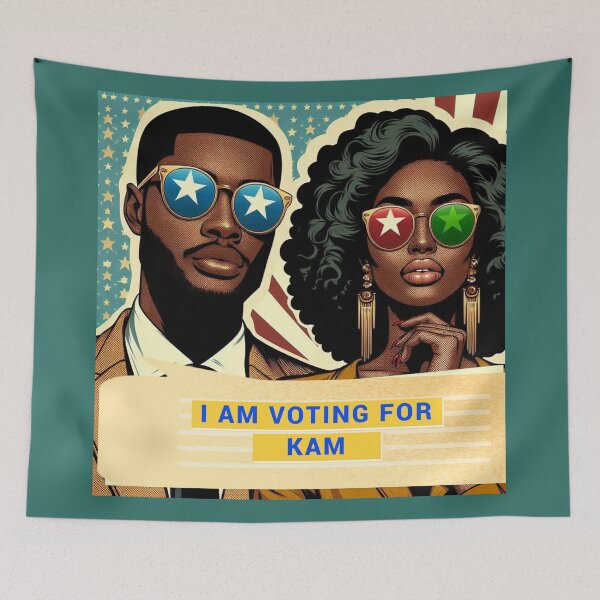 Item preview, I AM VOTING FOR KAM designed and sold by DesignsByPrnces.