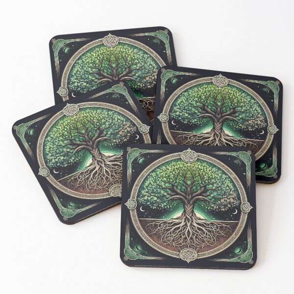 Item preview, Tree of Life Celtic Knots Border designed and sold by HolidayT-Shirts.