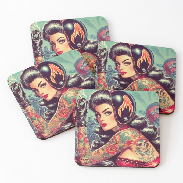 Item preview, Retro Rock and Roll Pin-up designed and sold by PulpVintage.