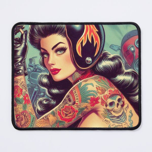 Item preview, Retro Rock and Roll Pin-up designed and sold by PulpVintage.