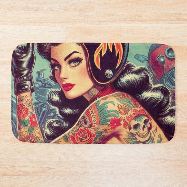 Item preview, Retro Rock and Roll Pin-up designed and sold by PulpVintage.