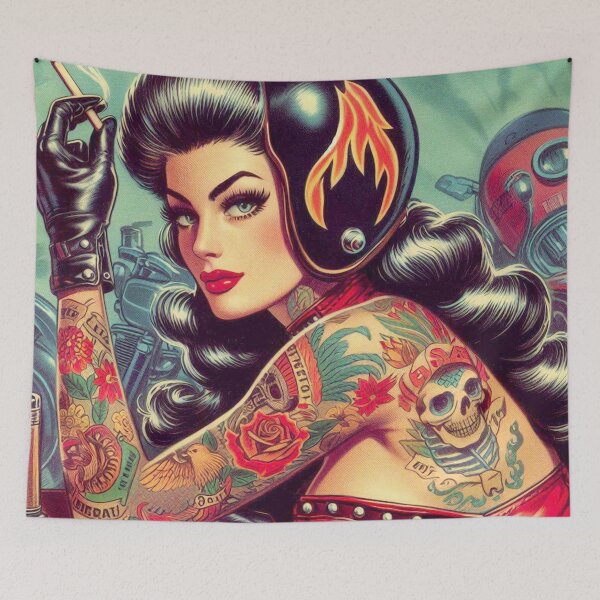 Item preview, Retro Rock and Roll Pin-up designed and sold by PulpVintage.