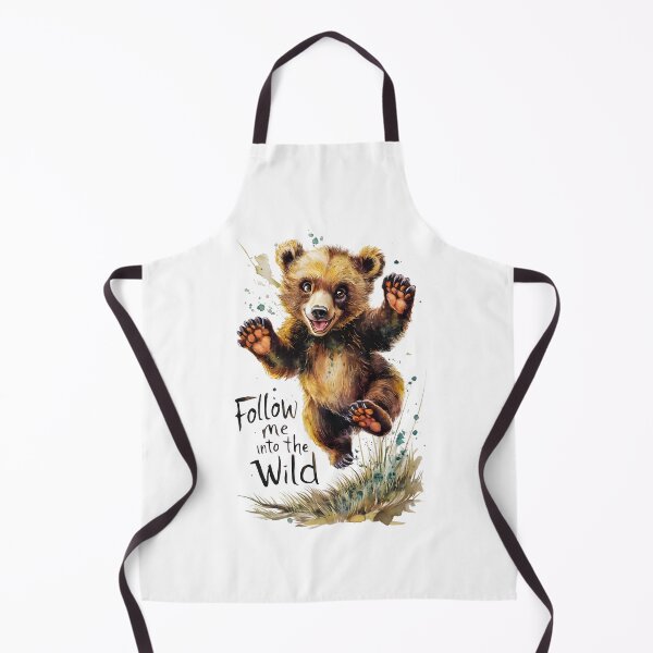 Item preview, Follow Me Into the Wild - Cute Bear Illustration designed and sold by Snifferius.