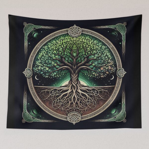 Item preview, Tree of Life Celtic Knots Border designed and sold by HolidayT-Shirts.