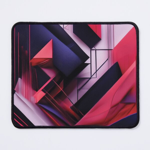 Item preview, Geometric Modern ABSTRACT linework, line art, black,and red, intersecting shapes and lines, classy, diamond luxurious, architecture 5 designed and sold by navitalidesign.