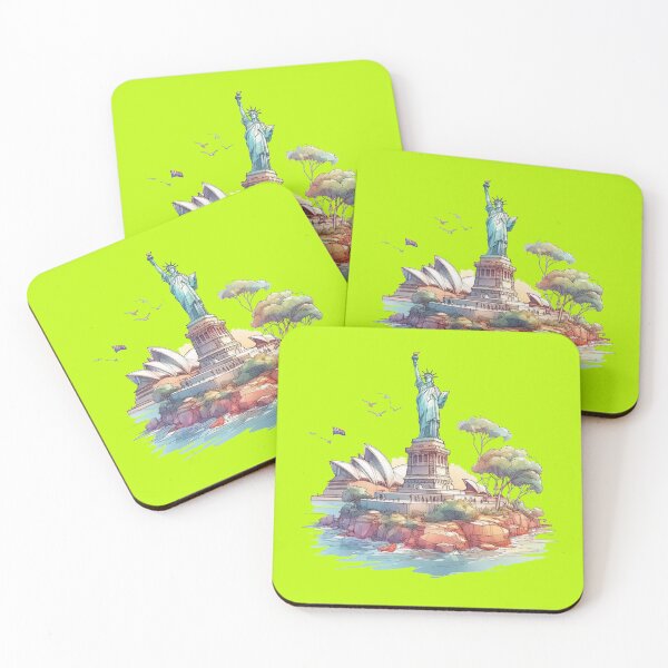 Item preview, Australia Monuments 3D Sketch Art,   designed and sold by PaintMeWorld.