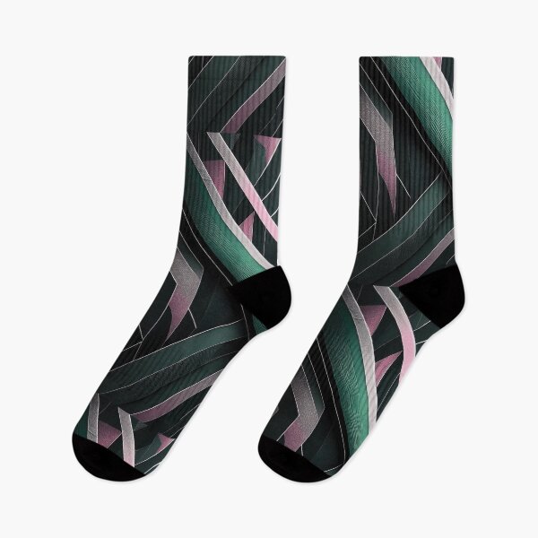 Item preview, Geometric Modern ABSTRACT linework, line art, black and green, intersecting shapes and lines, classy, diamond luxurious, architecture 5 designed and sold by navitalidesign.