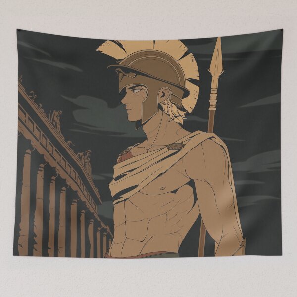 Item preview, Achilles, Greek mythology | Anime style designed and sold by ComicsFactory.