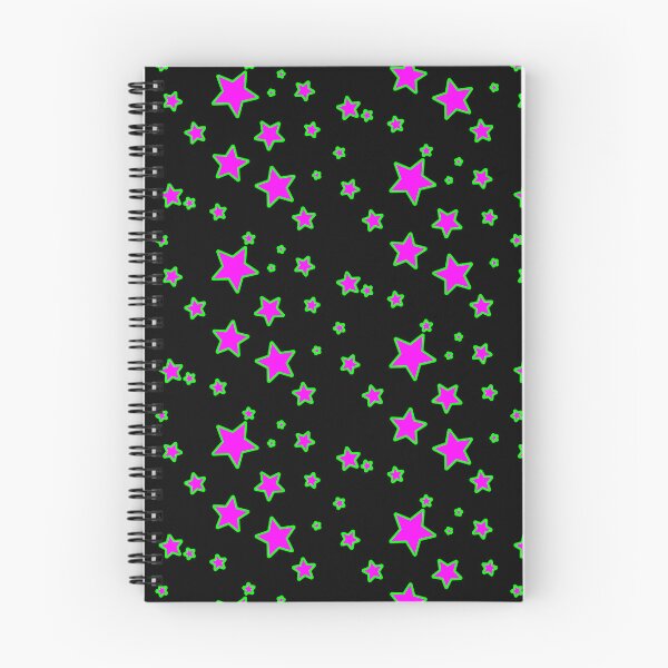 Item preview, Green Magenta Star Pattern  designed and sold by HoppRock.