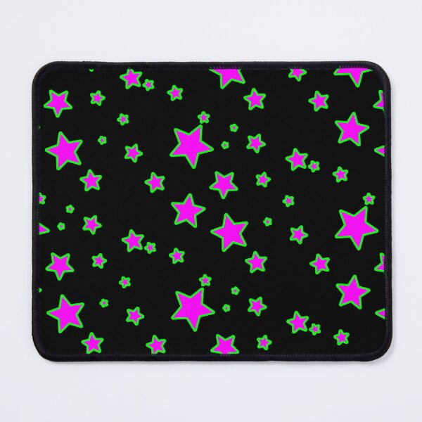 Item preview, Green Magenta Star Pattern designed and sold by HoppRock.