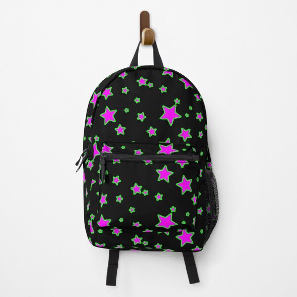 Item preview, Green Magenta Star Pattern designed and sold by HoppRock.