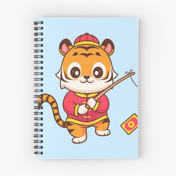 Item preview, Cute Chinese Tiger Fishing for Angpao Cartoon Vector Icon Illustration designed and sold by hjian8219.