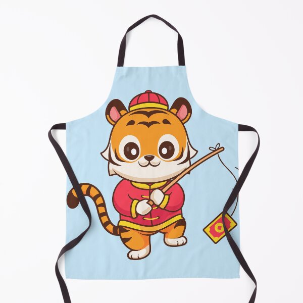 Item preview, Cute Chinese Tiger Fishing for Angpao Cartoon Vector Icon Illustration designed and sold by hjian8219.