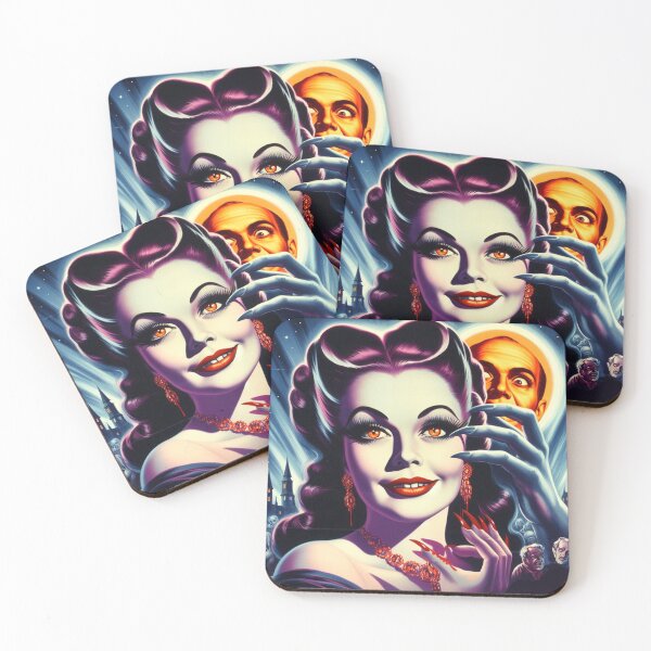 Item preview, Beauty Vampire Woman designed and sold by PulpVintage.
