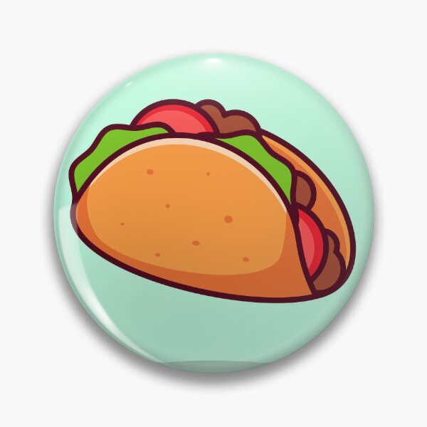 Item preview,  Floating Taco Cartoon Vector Icon Illustration designed and sold by hjian8219.