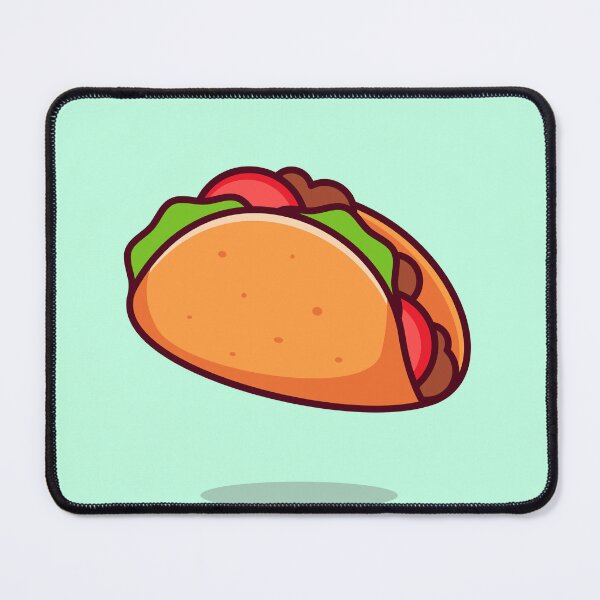 Item preview, Floating Taco Cartoon Vector Icon Illustration designed and sold by hjian8219.