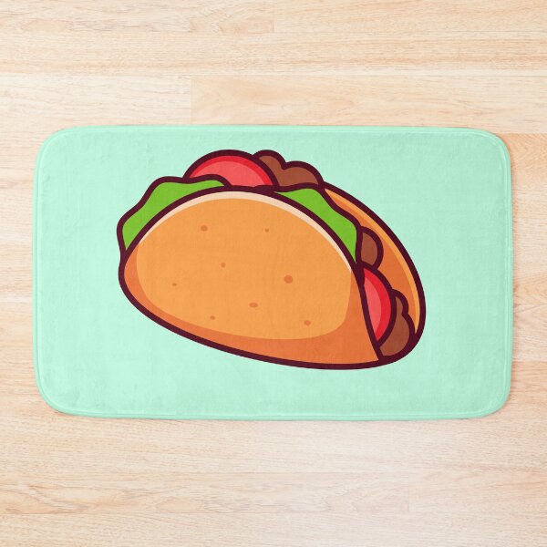 Item preview, Floating Taco Cartoon Vector Icon Illustration designed and sold by hjian8219.
