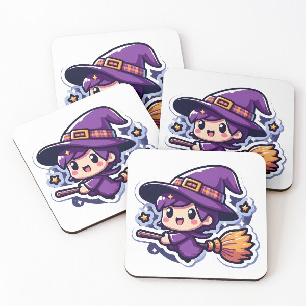 Item preview, Cute Holloween Witch Flying designed and sold by BDLuck2021.