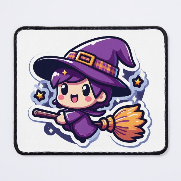 Item preview, Cute Holloween Witch Flying designed and sold by BDLuck2021.