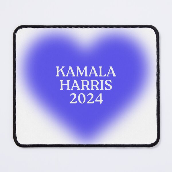 Item preview, Kamala Harris 2024 Blue Aura Heart designed and sold by amyshira7.
