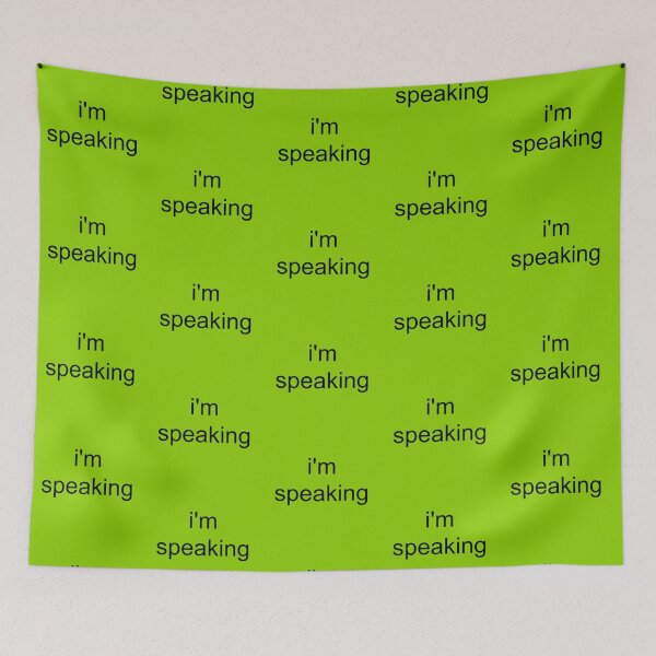 Item preview, I'm speaking kamala harris brat summer designed and sold by meadowmobley.
