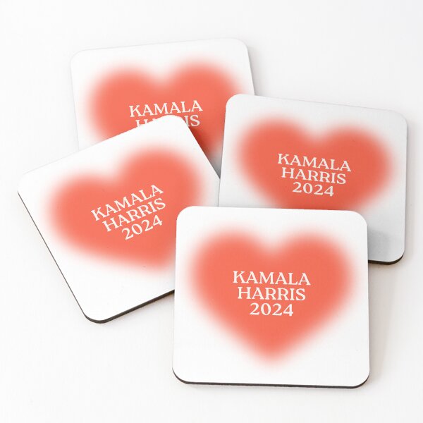 Item preview, Kamala Harris 2024 Red Aura Heart designed and sold by amyshira7.