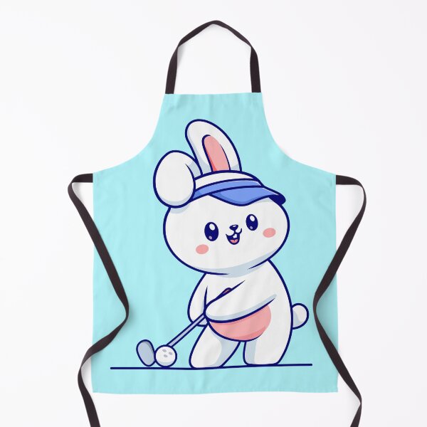 Item preview, Cute Rabbit Playing Golf Cartoon Vector Icon Illustration designed and sold by hjian8219.