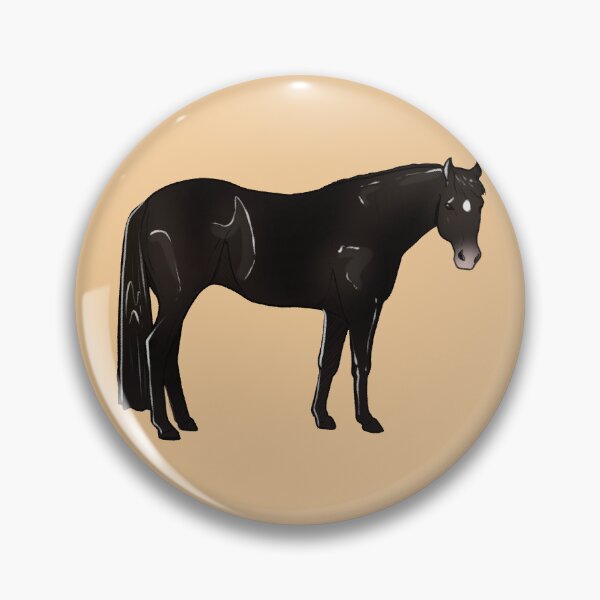 Item preview, Black American Quarter Horse with star designed and sold by Kgerdoodles.