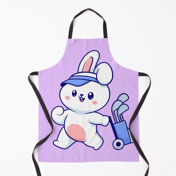 Item preview, Cute Rabbit Playing Golf Cartoon Vector Icon Illustration designed and sold by hjian8219.