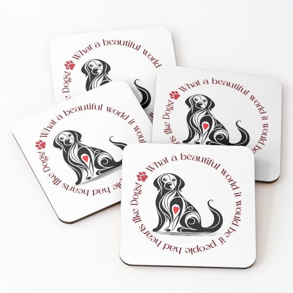 Item preview, Dogs make the world a better place designed and sold by DickinsonDesign.