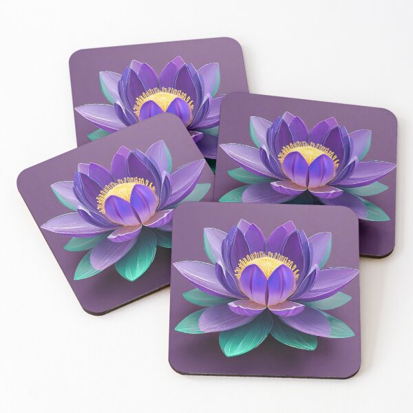 Item preview, Acrylic Purple Lotus Flower designed and sold by BougieSouthern.
