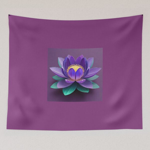 Item preview, Acrylic Purple Lotus Flower designed and sold by BougieSouthern.