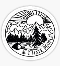 I Hate People Sticker