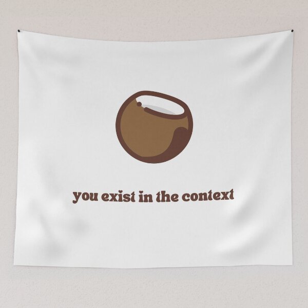 Item preview, You Exist In The Context Brown Coconut Kamala designed and sold by amyshira7.