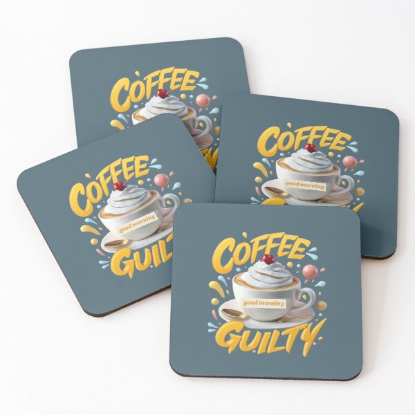 Item preview, COFFEE GUILTY - Coffee Passion designed and sold by AldeaPod.