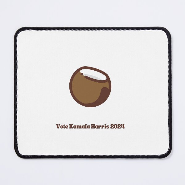 Item preview, Vote Kamala Harris 2024 Brown Coconut Splash designed and sold by amyshira7.