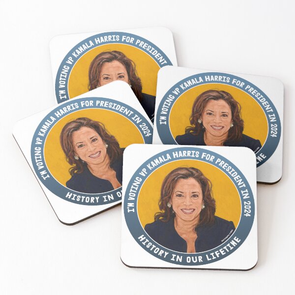 Item preview, I'm Voting VP Kamala Harris for President in 2024 Gradated Blue & White designed and sold by Neil Feigeles.