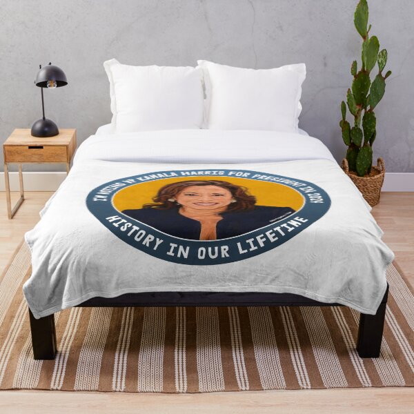 Item preview, I'm Voting VP Kamala Harris for President in 2024 Gradated Blue & White designed and sold by Neil Feigeles.