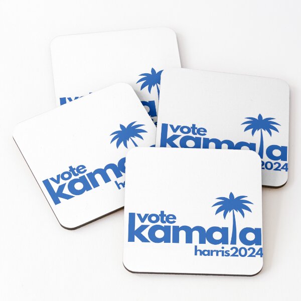 Item preview, Vote Kamala Harris Coconut Tree 2024 Blue designed and sold by amyshira7.