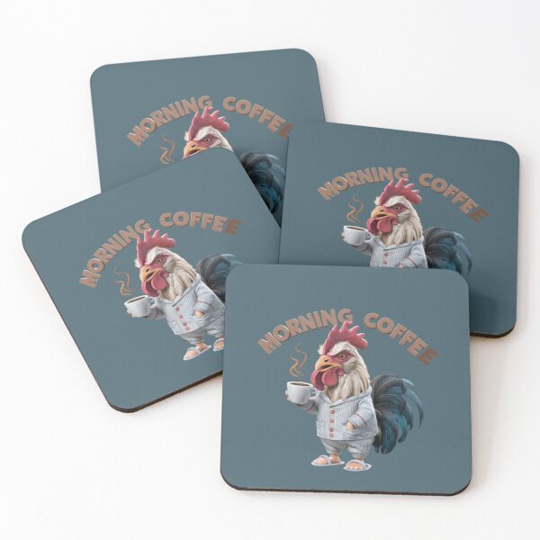 Item preview, ROOSTER MORNING COFFE"E" designed and sold by AldeaPod.