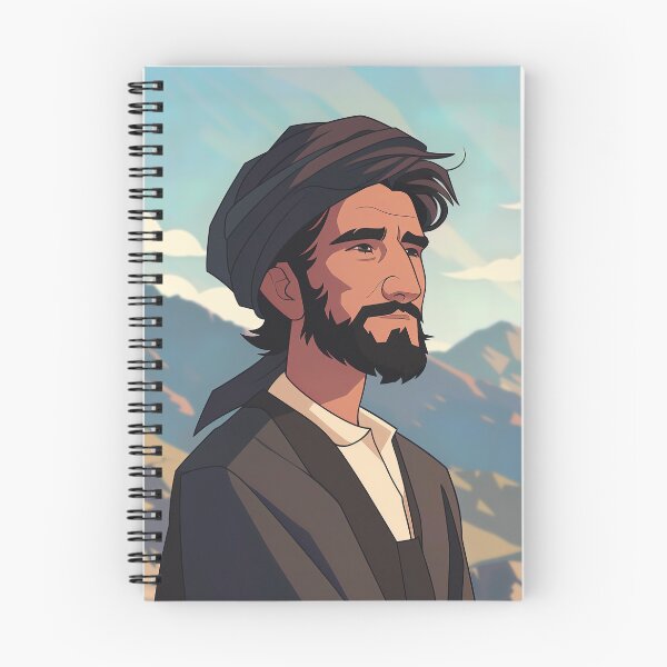 Item preview, Afghani man, portrait | Anime style designed and sold by ComicsFactory.