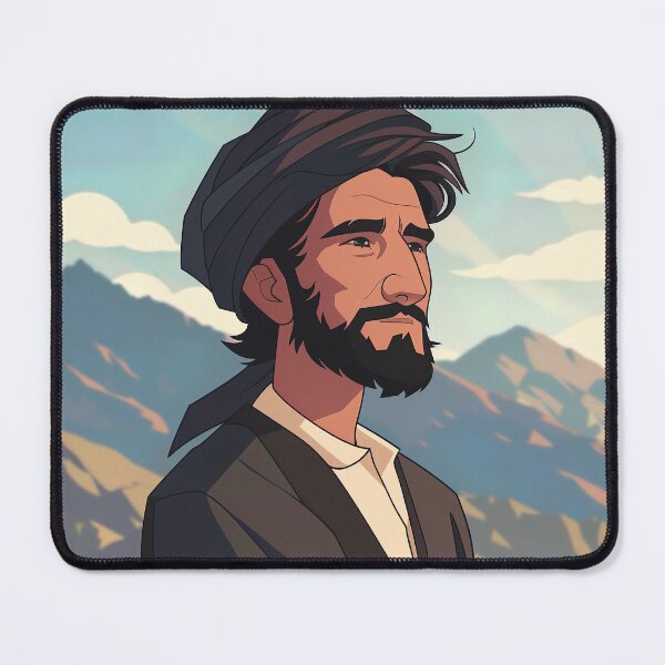 Item preview, Afghani man, portrait | Anime style designed and sold by ComicsFactory.